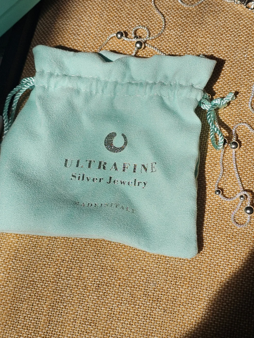 UltraFine 950 Pure Silver Alternating Ball Station Chain Necklace 24